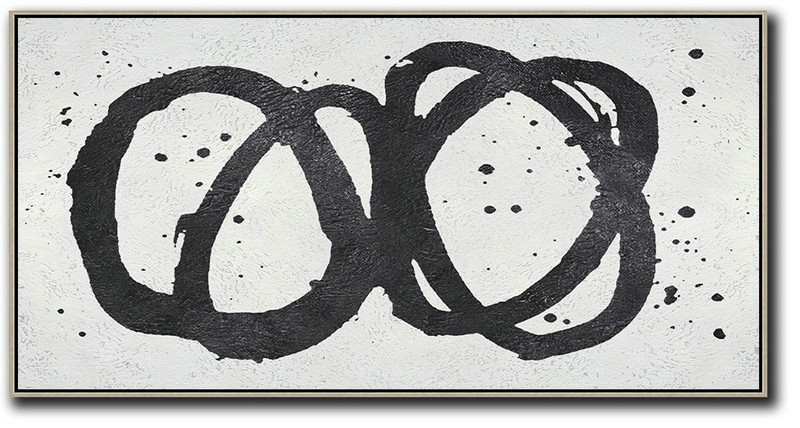 Modern Canvas Art,Oversized Panoramic Minimal Art On Canvas - Huge Canvas Art On Canvas